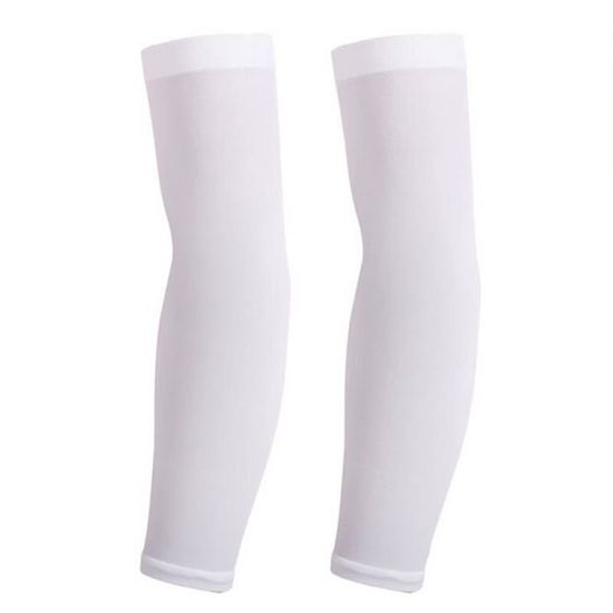Lot De 2 Paires Manchons Solaires UV Sunblock – Femme – Dentelle, Sans Doigts – Pour Sport Outdoor