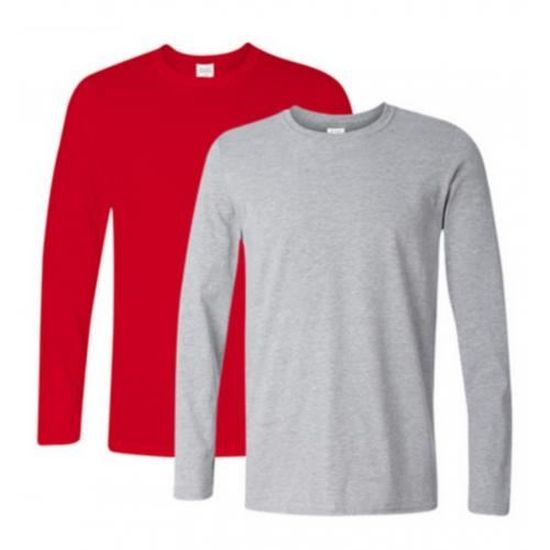 Lot de 3 T-shirts garçon manches longues - bordeaux, Garçon