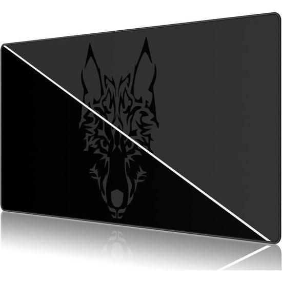 Tiglon Tapis De Souris Avec Bords Cousus 191105-013 Motif Tigre Blanc, YT13, 300 * 250 * 3 Mm