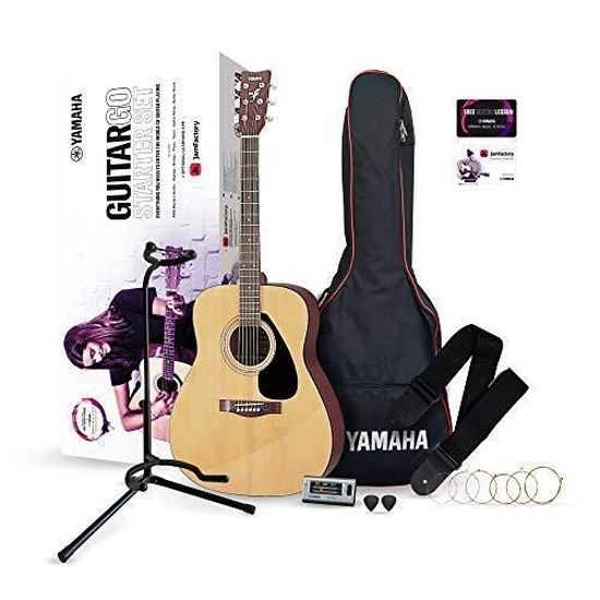 YAMAHA GuitarGo Kit d’initiation Pack guitare acoustique pour débutants et guitaristes