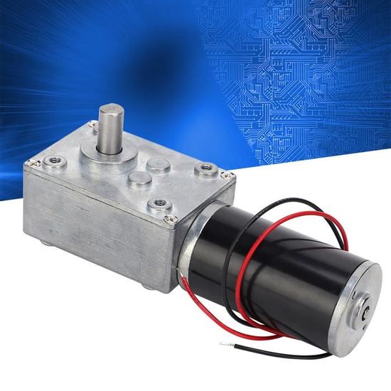 Zerone Moteur à Courant Continu 12 V Moteur De Réduction De Vitesse DC
