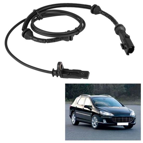 1x Capteur ABS Vitesse de rotation des roues Avant pour C5 III/C5 III Break C6 407/407 Coupé SW 508 I/508 SW I Camionnette/Break 1.6L-3.0L 9670055080