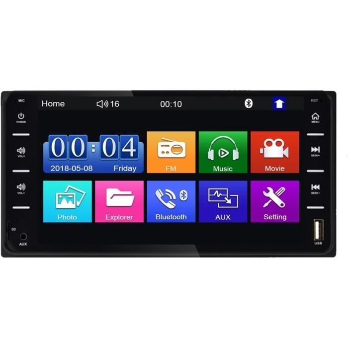 Car Audio Mp5 Dvd Player Compatible For Toyota Corolla Cdiscount Auto
