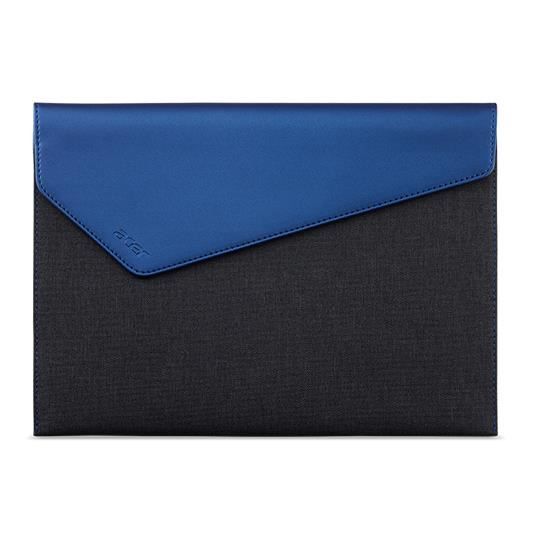 ACER - ?tui protecteur pour tablette - cuir synth?tique, tissu - Gris, bleu - 10