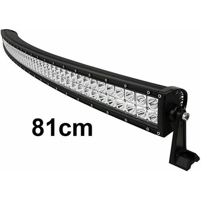 81 cm 180W Barre Lumineuse LED Incurvée Feux de Travail Spot Camion ATV 6000k