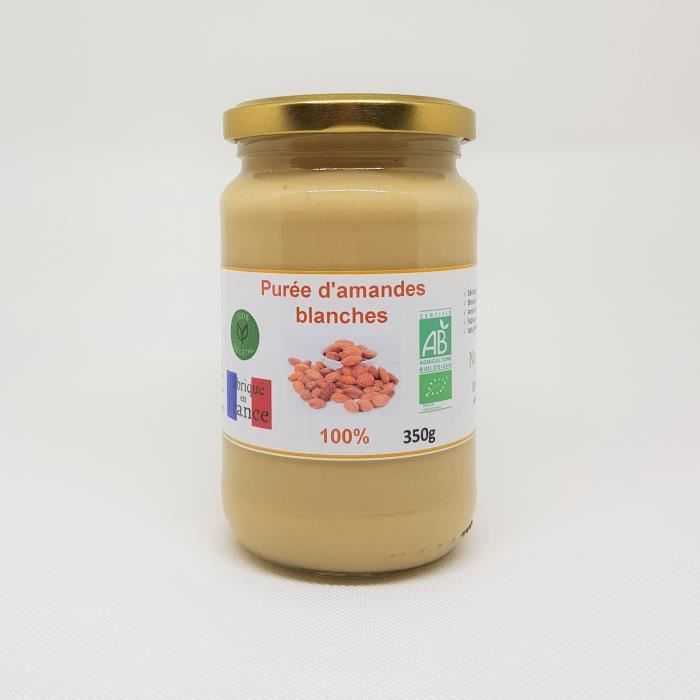 Purée d'amandes blanches bio - 350g