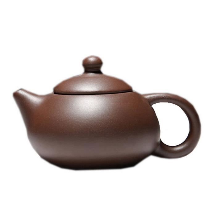 Simple Brown Théière Clay Handcrafted Théière