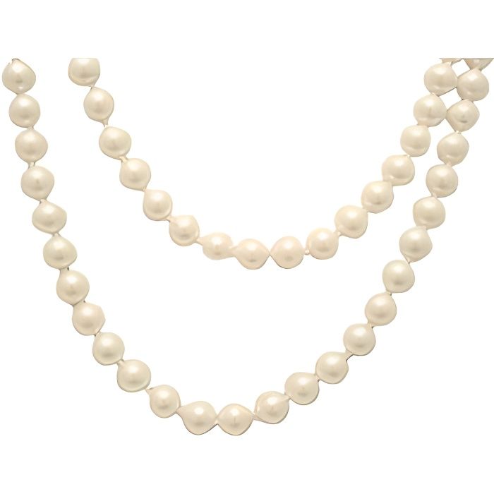 Collier Perle des atols IV blanc