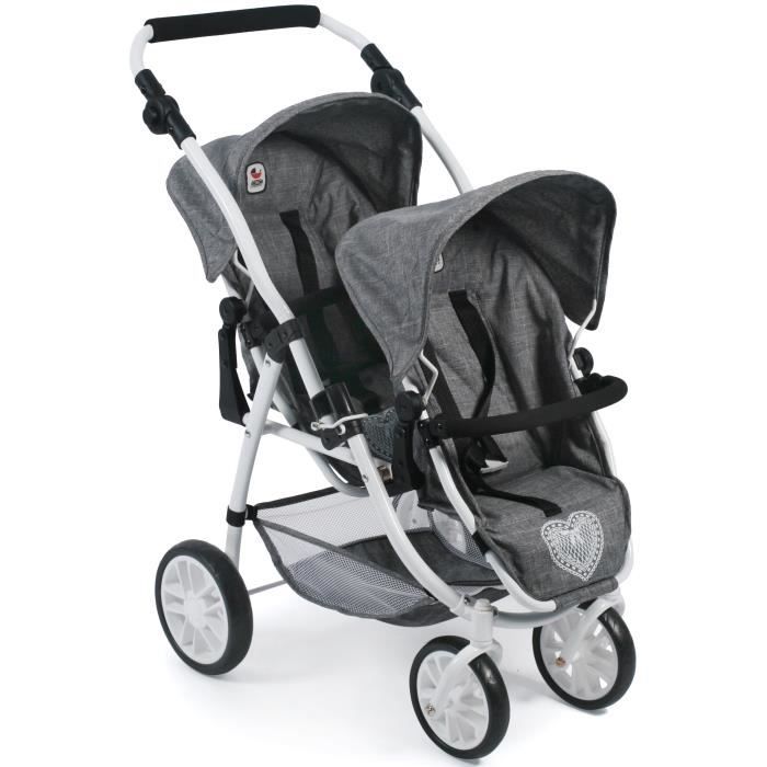 BAYER CHIC 2000 , Poussette double,Tandem-Buggy -VARIO-