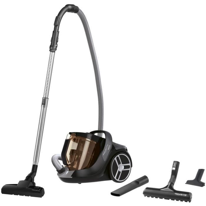 Rowenta RO7230EA Silence Force Cyclonic Aspirateur sans Sac Performant Silencieux Elégant Capacité 2,5l Accessoires Spéciaux Maison,