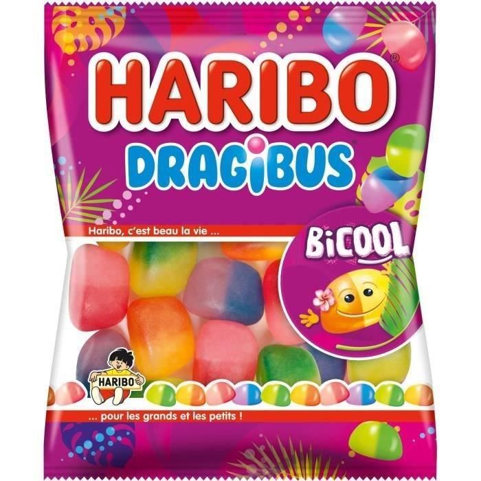 HARIBO Bonbons Dragibus Bi Cool - 250 g