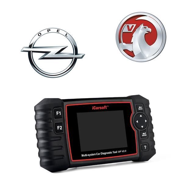 iCarsoft OP V2.0 - Valise Diagnostic Opel - Outil Diagnostic Auto Pro - Défauts - FAP Entretiens Injecteurs