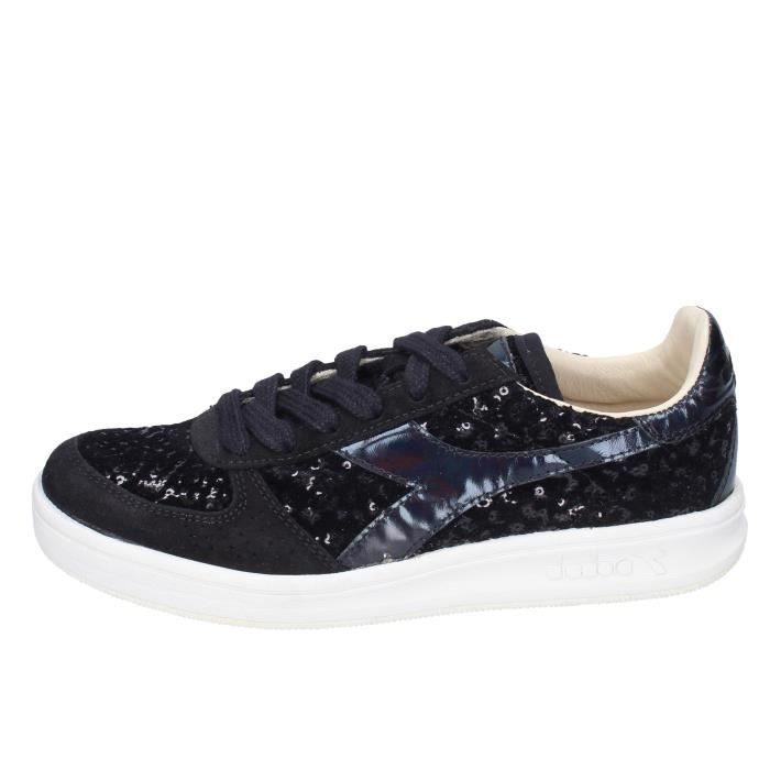 DIADORA HERITAGE Baskets Femme Noir Cuir BG06