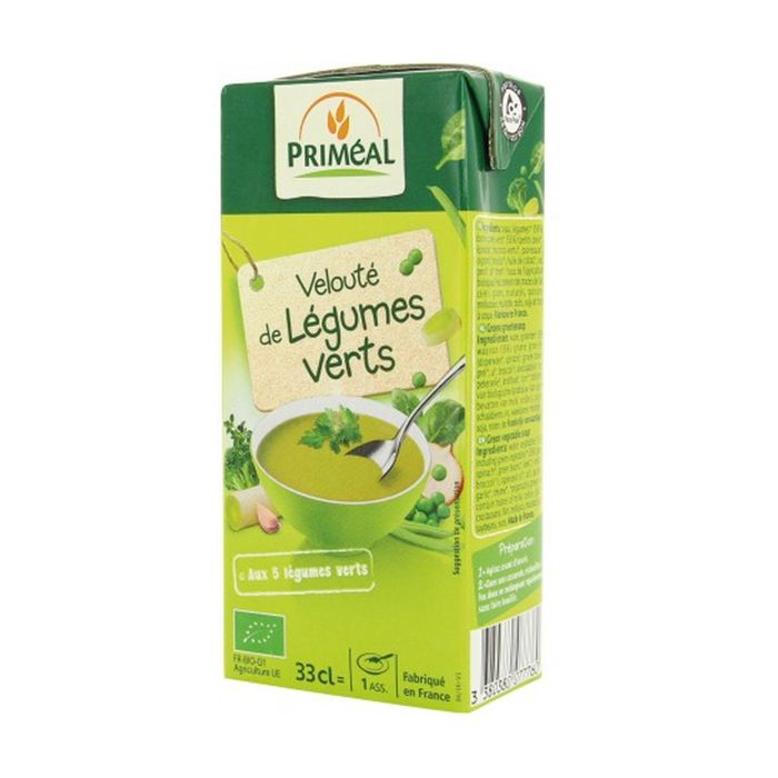 PRIMEAL - VELOUTE LEGUMES VERTS 33CL