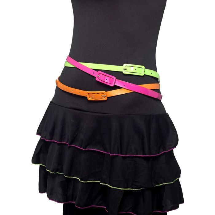 Lot de ceintures fluo