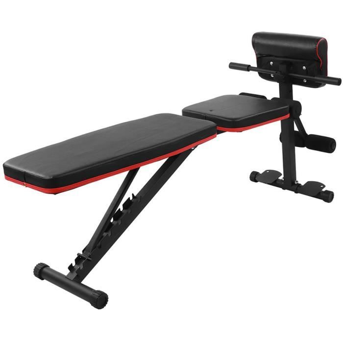 Sonew Banc d'entraînement Incline Decline 7 Banc abdominal à poids réglable LVL Banc d'haltères de fitness assis à la taille
