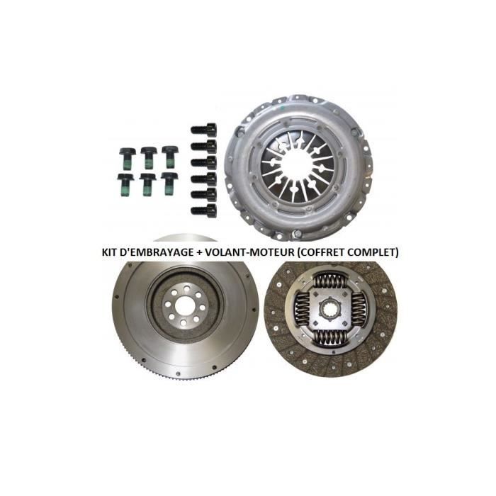 Kit d embrayage complet 3 pièces avec volant moteur rigide, Ford Mondeo 1.8 TDCI de 06/07 à 01/15