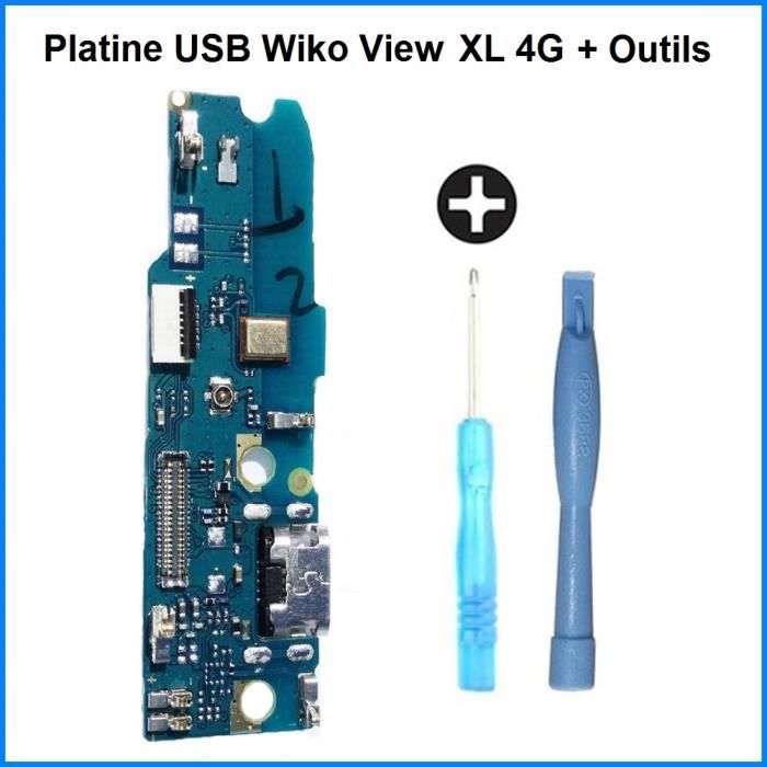 Connecteur de Charge USB Wiko View XL - 100% ORIGINAL + Outils
