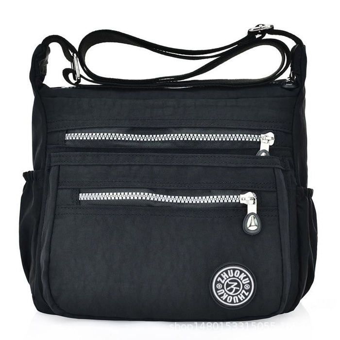 Wafybsre Sac à Bandoulière Nylon Imperméable Femme - Multi-poches Floral