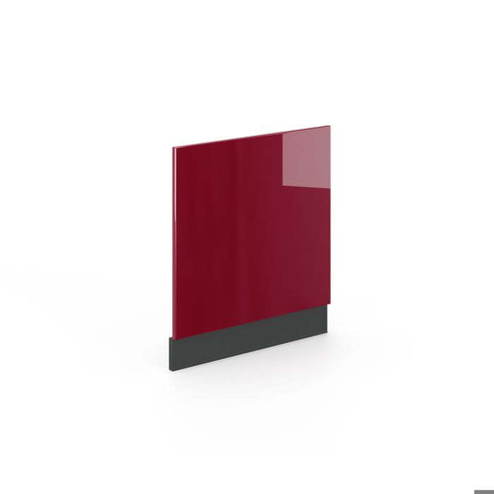 Façade Fame-Line 60cm sans PT Rouge bordeaux Haute brillance/Anthracite Vicco 35136