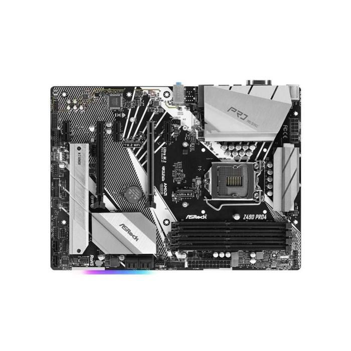 Carte mère ASRock Z490 Pro4 Intel Z490 LGA 1200 4xDDR4 128GB ATX - Asrock