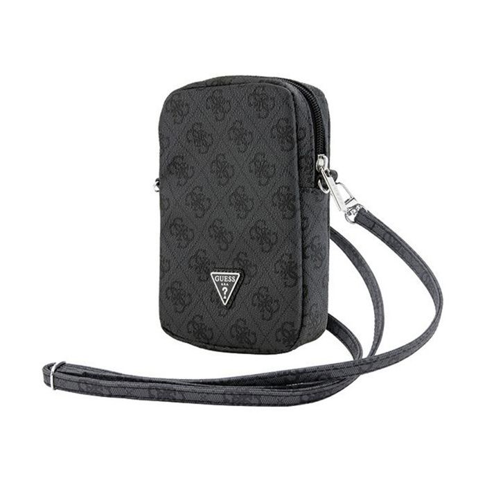 Sac pour téléphone Guess Zip 4G Triangle Cuir Saffiano Dimensions 19x12x38 cm