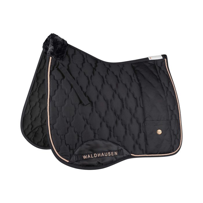 Tapis de dressage pour cheval Waldhausen Modern Rosé - Noir