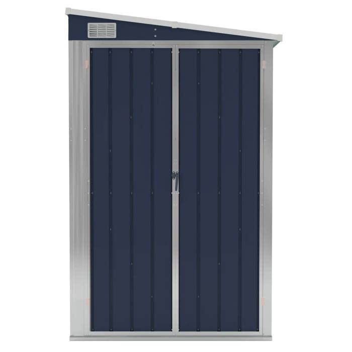 Bon plan Remise de jardin - JILI HOT - Cabane à outils murale Anthracite 118x100x178cm Acier Thome7321317