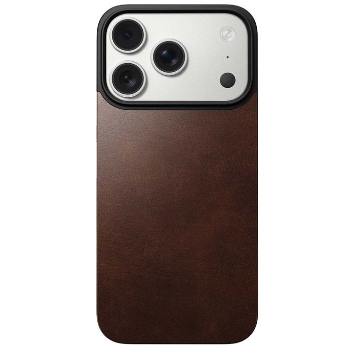Coque MagSafe - NOMAD - iPhone 17 Pro - Cuir Horween - Ultra-Mince - Protection Renforcée