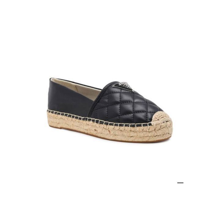 Guess Espadrilles Quilted Noir Jolanda par Guess en Cuir Écologique – Taille 36 EU