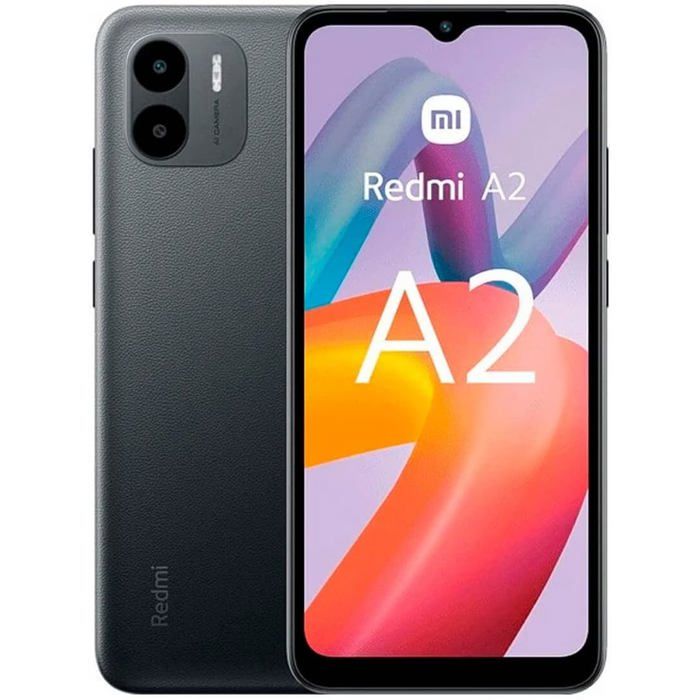 Smartphone - XIAOMI - Redmi A2 - 3 Go RAM - 64 Go - Noir (Dual SIM)