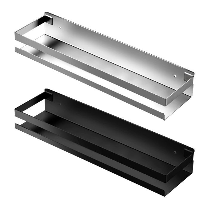 Étagère de salle de bain - KZQ - 30 cm - Acier inoxydable 304 - Installation sans perçage - Argent