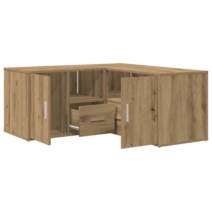 Armoire dangle en bois dingénierie - vidaxl - 160x40x45 cm - Chêne artisanal - 2 modes dassemblage - Capacité 90 kg