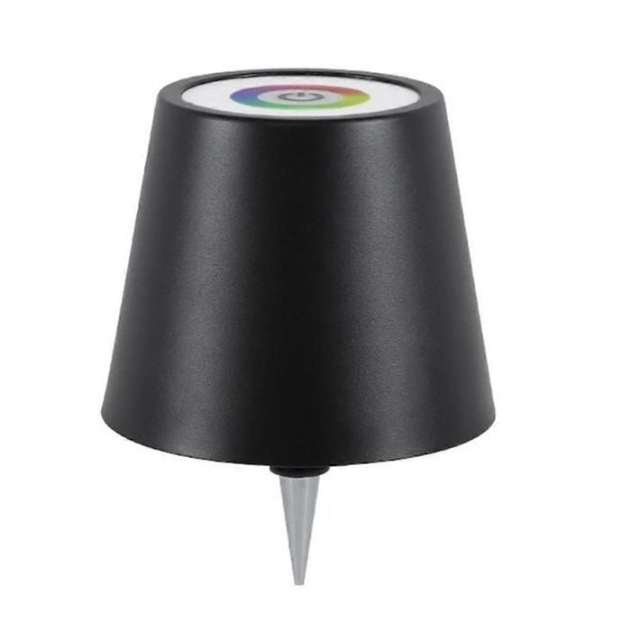 Lampe bouteille sans fil modes RGB et abat-jour à intensité variable (3 couleurs) lampe bouteille rechargeable