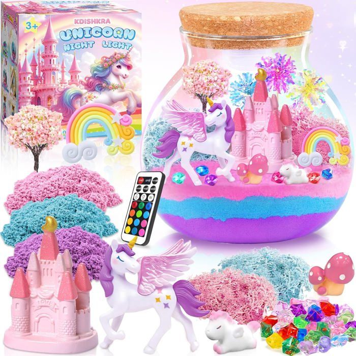 Licorne Fille Kit Veilleuse Cadeaux Licorne pour les Filles de