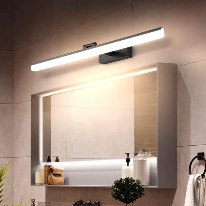 Lampe miroir LED salle de bain - ZOR® - 50 cm - 12W - IP44 Étanche - 180° Rotatif - Blanc chaud 3000K