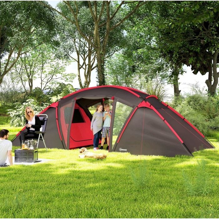 Naturehike Vessel Tunnel con Faldones 6 Personas Glamping - Tienda Online de escalada y montaña Naturehike Vessel Tunnel con Faldones 6 Personas Glamping - Tienda Online de escalada y montaña