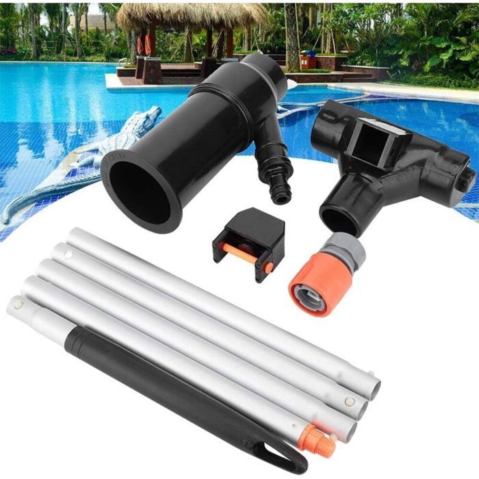 Piscine Aspirateur à Jet de Bassin de Spa 5 tranches de Poteau Outil dentretien Hoover Clean
