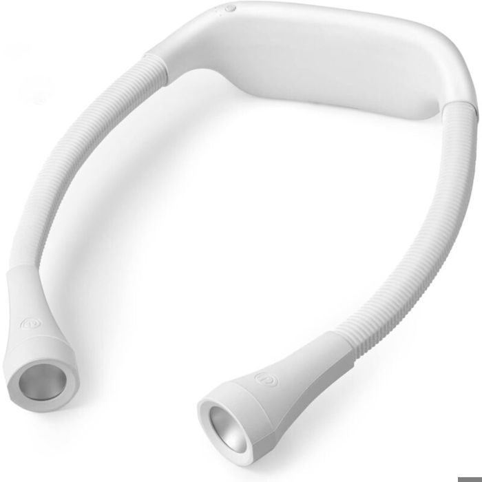 Lampe de lecture de cou (blanche) lampe de lecture rechargeable pour le lit - Lar