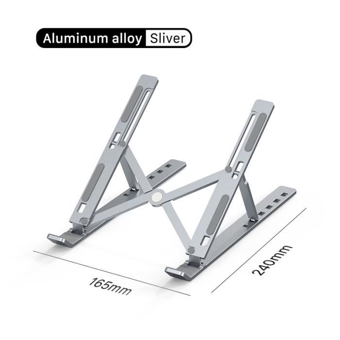 Ruban d'aluminium - support pliable pour ordinateur portable C387, en  aluminium, multi-réglage, dissipation d