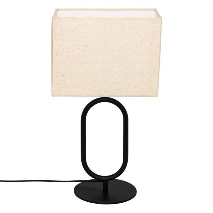 Lampe à poser Alec métal noir H52cm - Atmosphera Créateur dintérieur
