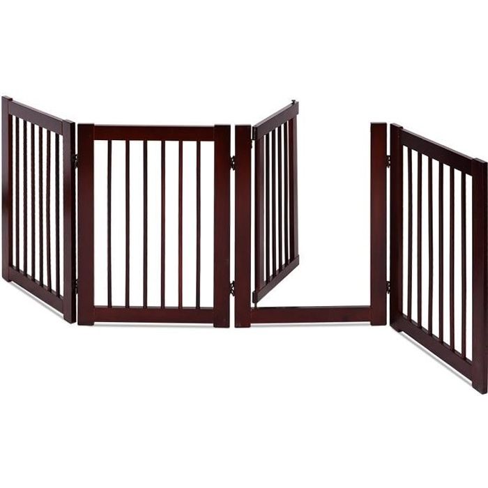 Giantex barrière de sécurité pour bébé, animaux enfant grille de