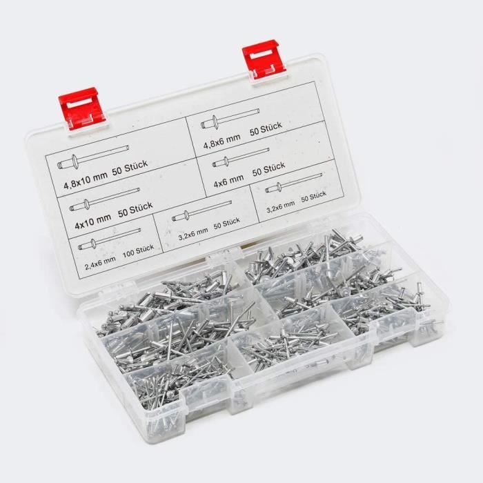 Lot De 50 Rivets Aveugles En Plastique 6 Mm - Compatible BMW (réf. 51717002953) - Pour Pare-chocs, Passages De Roue