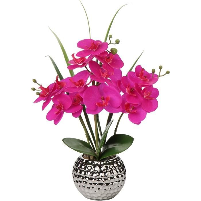 Orchidee artificielle en pot - Cdiscount
