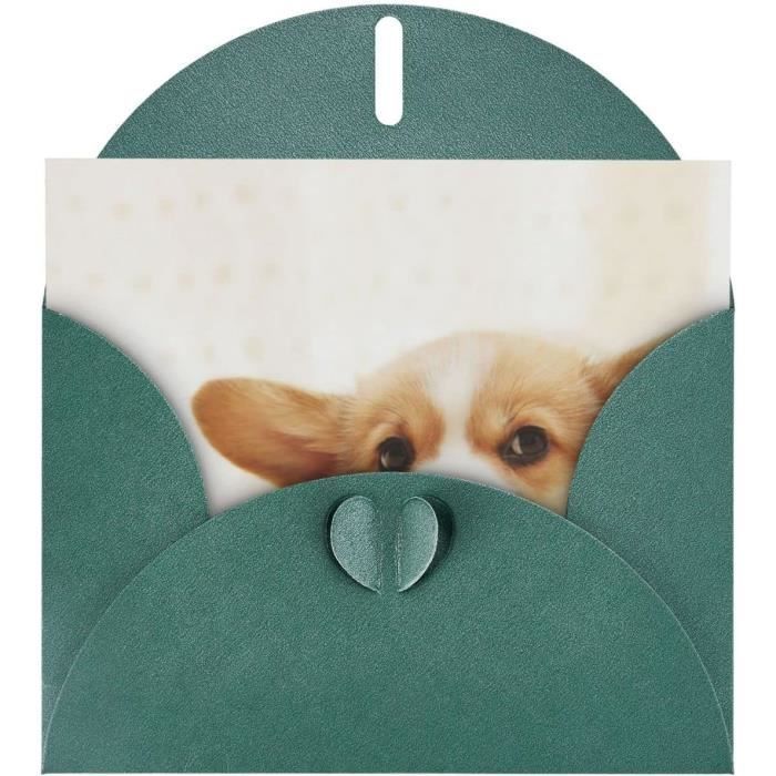 10 Cartes De Vœux Vierges + Enveloppes B6 (16,5x11,5cm) - Multicolores, Papier 250g/m², Créatives - 9