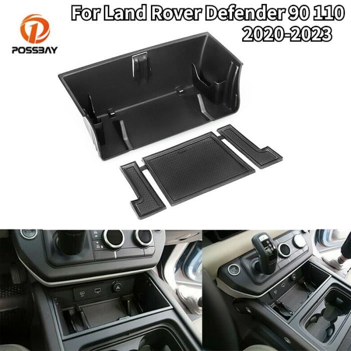 Boîte De Rangement Latérale Noire Brillante Pour Land Rover Defender 110 90 130 (2020-2025)