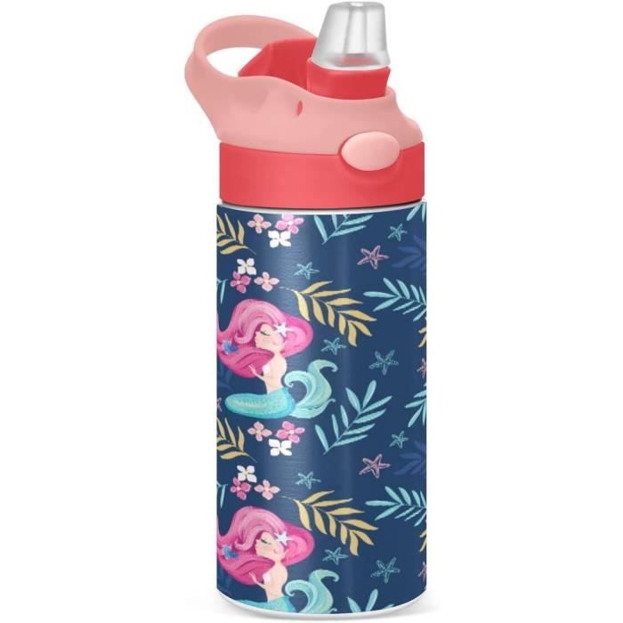 Gobelet Sport Avengers Hulk 430 Ml Avec Paille Et Couvercle - Sans BPA Pour Enfants