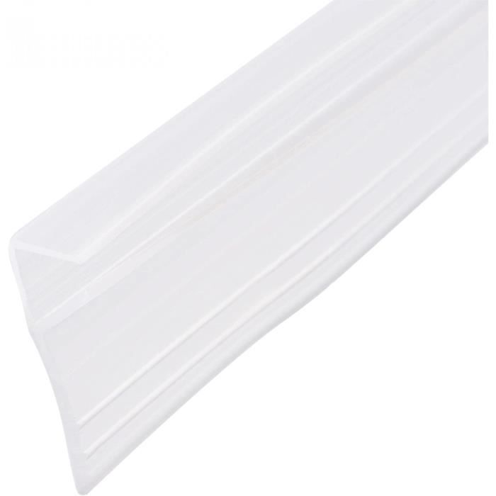 Porte De Douche En Verre Sans Cadre – Balayage étanche H-Type – Uxcell – 1/2" Verre, 3/8" Rail