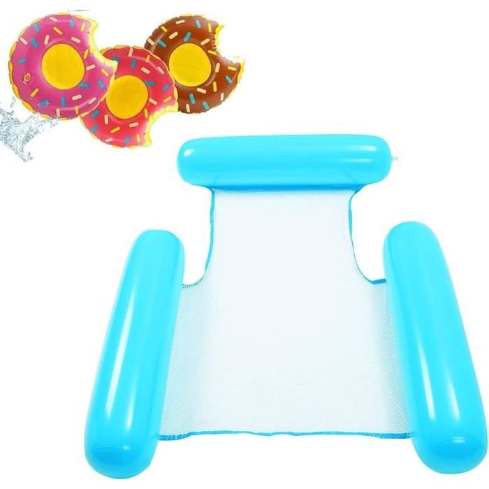Radeau Gonflable Piscine Et Lac – Chaise Longue Flottante Pour Femmes Et Hommes, Idéal Pour Vacances Et Baignades En Rivière Ou Parc Aquatique