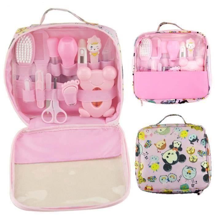 Swonuk 13pcs Trousse De Soin Et Sante Pour Bebe Essentiel De Toilette Set Soin Bebe Rose Cdiscount Pret A Porter